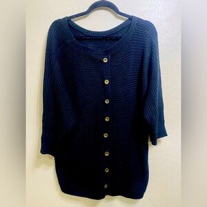 Black Button Down Sweater